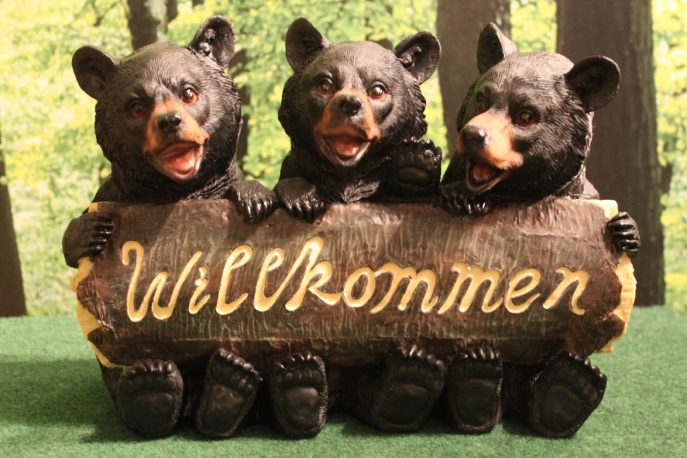 Bären Willkommen